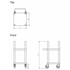 GSW Rice Warmer Cart