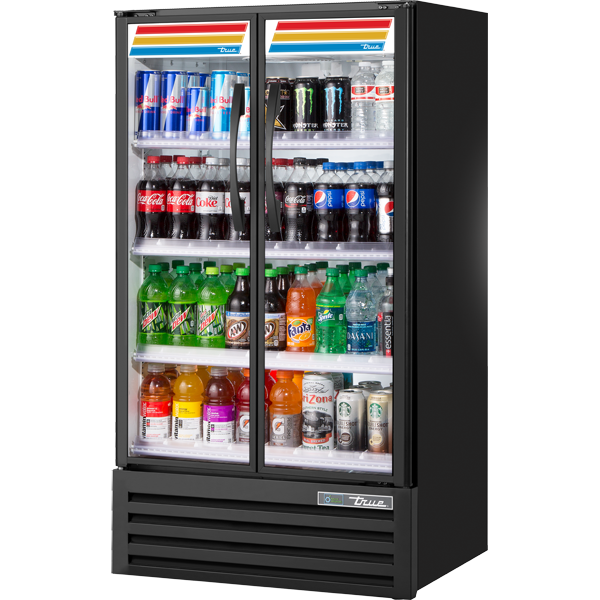 True TVM-30SL-HC~VM03 Slim Line Refrigerator with Hydrocarbon Refrigerant~Visual Merchandiser Version 03