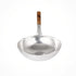 Steel Deep Fry Pan/ladle with wooden handle  (Available in different Sizes)