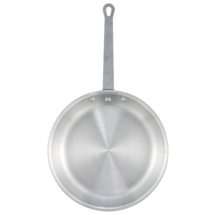 Winco AFP-10A 10" Alu Fry Pan, Gladiator, Natural Finish (Price/Piece)