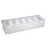 Winco CDP Condiment Holder with Stainless Steel Base