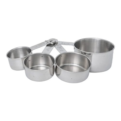 Adcraft MCS-4 Stainless Steel Measuring Cup Set ( Set of 4 )