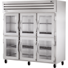 True STR3R-6HG-HC Reach-In Glass Half Swing Door Refrigerator
