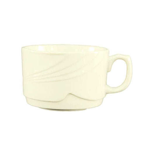 CAC Chinaware Garden StateStacking Mug 12oz 4"