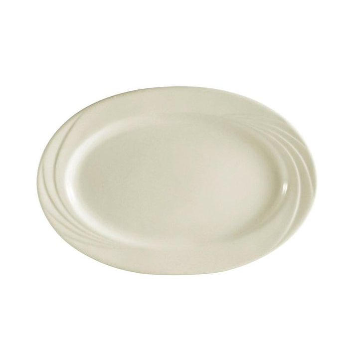 CAC Chinaware Garden StateOval Platter 16"