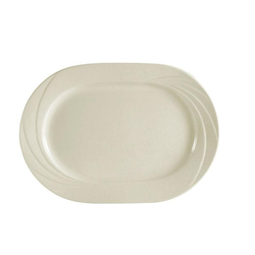 CAC Chinaware Garden StateRect. Platter 11 3/4"