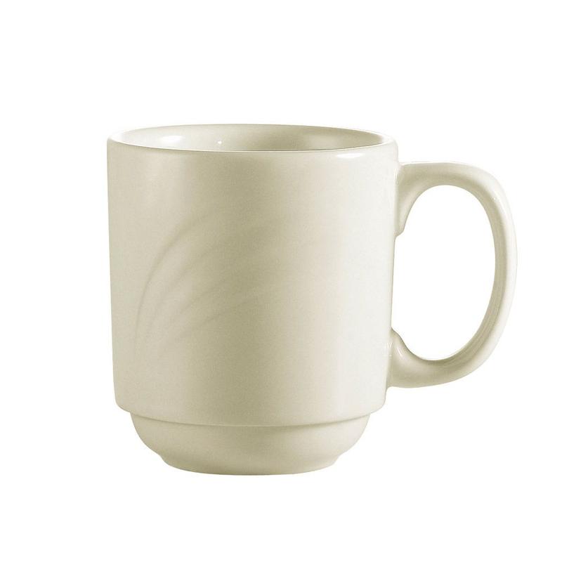 CAC Chinaware Garden StateStacking Mug 12oz 3 3/8"