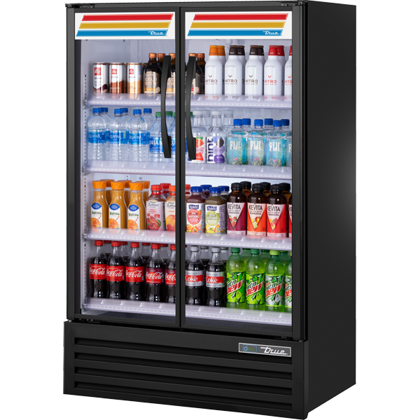 True TVM-36SL-HC~VM03 Slim Line Refrigerator with Hydrocarbon Refrigerant~Visual Merchandiser Version 03