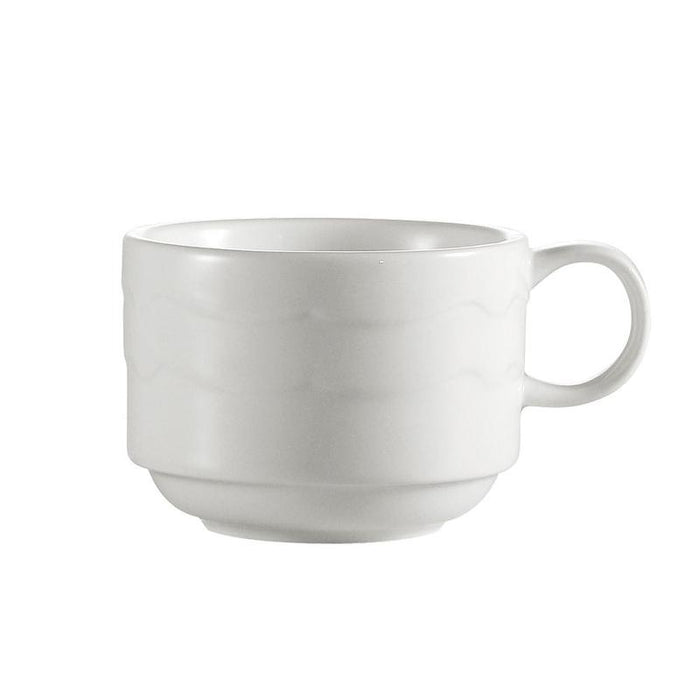 CAC Chinaware Gold Book Stacking Cup 8oz 3 1/2"