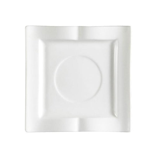 CAC Chinaware Gold Book Square Saucer GBK-1-S 5 1/2"