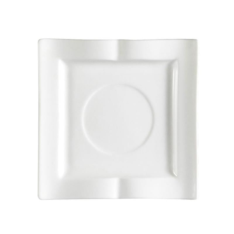 CAC Chinaware Gold Book Square Saucer GBK-1-S 5 1/2"