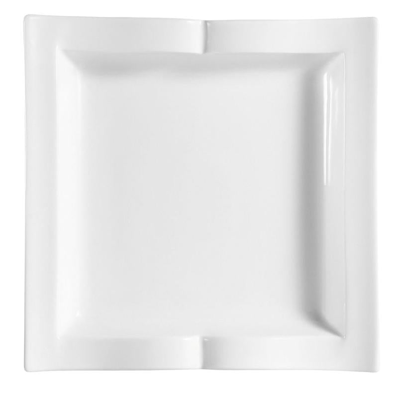 CAC Chinaware Gold Book Square Book Plate 11 1/2"