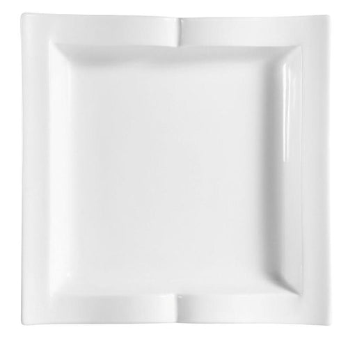 CAC Chinaware Gold Book Square Book Plate 6 1/2"