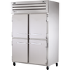 True STG2DT-4HS Reach-In Solid Half Swing Door Dual Temperature Refrigerator/Freezer