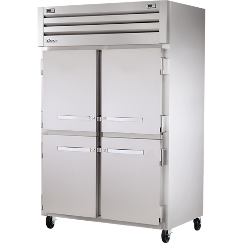 True STG2DT-4HS Reach-In Solid Half Swing Door Dual Temperature Refrigerator/Freezer
