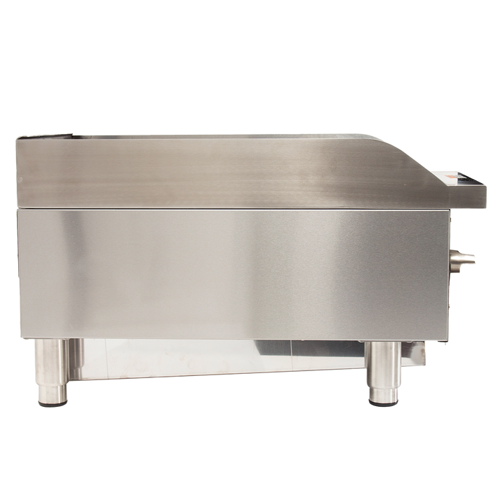 Globe GCB15G-RK 15" Gas Countertop Char Rock Charbroiler