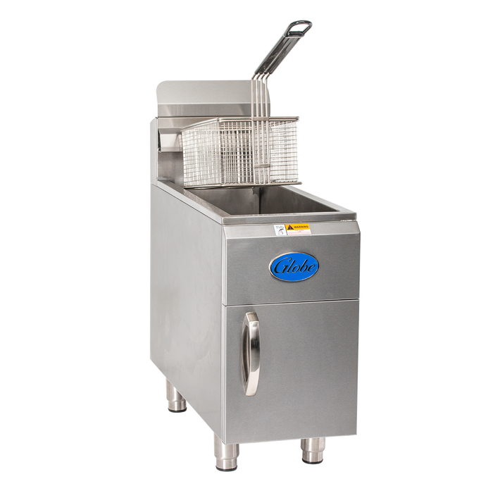 Globe GF15PG 15lb Propane Gas Countertop Fryer