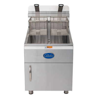 Globe GF30PG 30lb Propane Gas Countertop Fryer