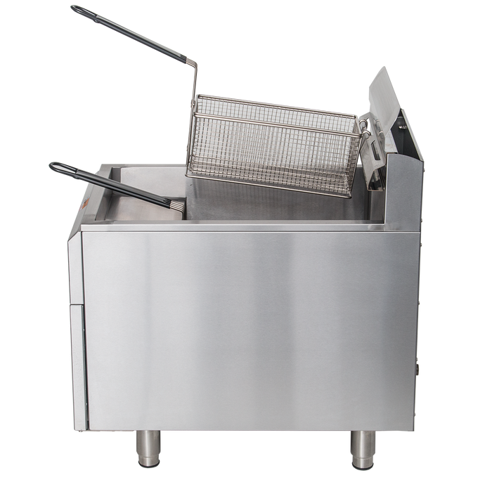 Globe GF30PG 30lb Propane Gas Countertop Fryer