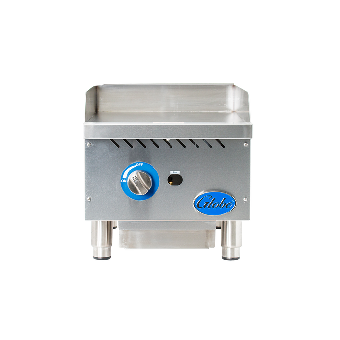 Globe GG15G 15" Gas Countertop Griddle with Manual Control