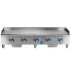 Globe GG60TG 60" Gas Countertop Griddles with Thermostatic Control