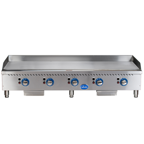 Globe GG60TG 60" Gas Countertop Griddles with Thermostatic Control