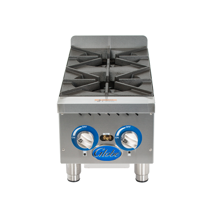 Globe GHP12G Gas 12" Countertop Hot Plates