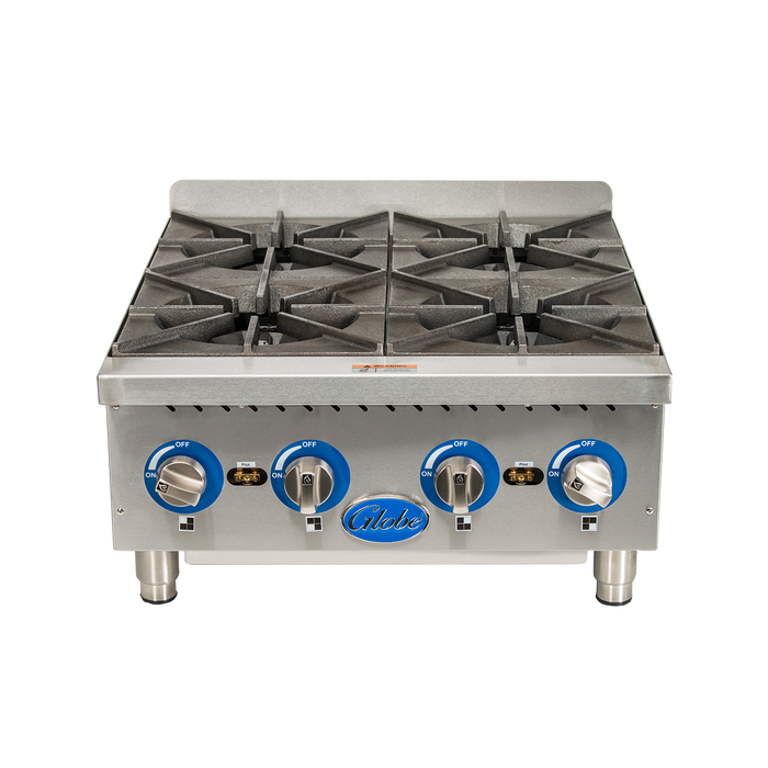 Globe GHP24G Gas 24" Countertop Hot Plates