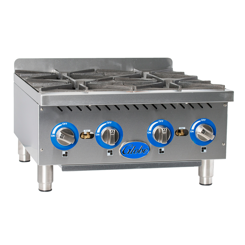Globe GHP24G Gas 24" Countertop Hot Plates
