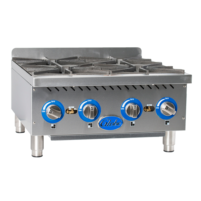 Globe GHP24G Gas 24" Countertop Hot Plates