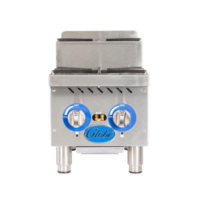 Globe Gas GHPSU212G 12" Countertop Step-Up Hot Plates