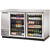 True TBB-2G-S-HC-LD Glass Swing Door Stainless Steel Back Bar Cooler with LED Lighting & Hydrocarbon Refrigerant