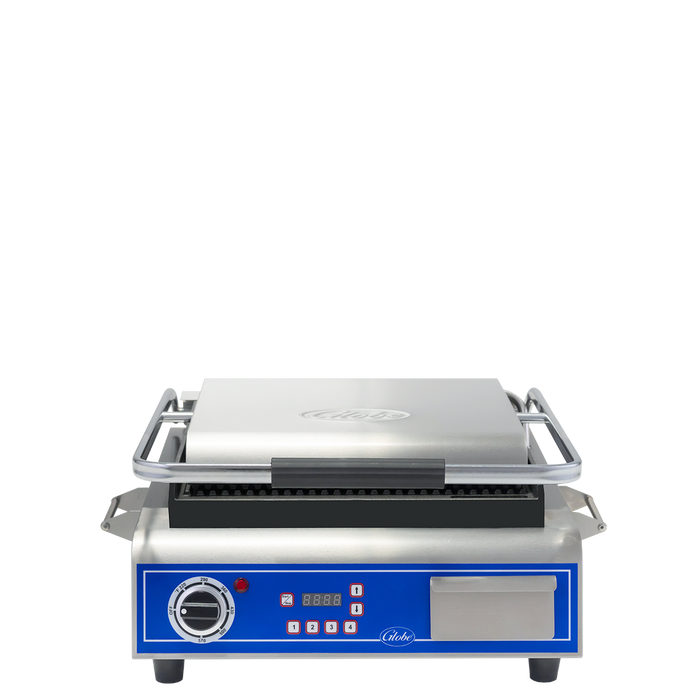 Globe GPG14D Deluxe 14" Grooved Plate Electric Sandwich Grills