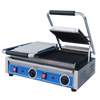 Globe GPGDUE10 Double Grooved Plate Electric Sandwich Grill