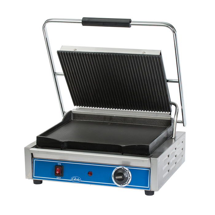 Globe GPGS1410 Combo Plate Mid-Size Electric Sandwich Grill