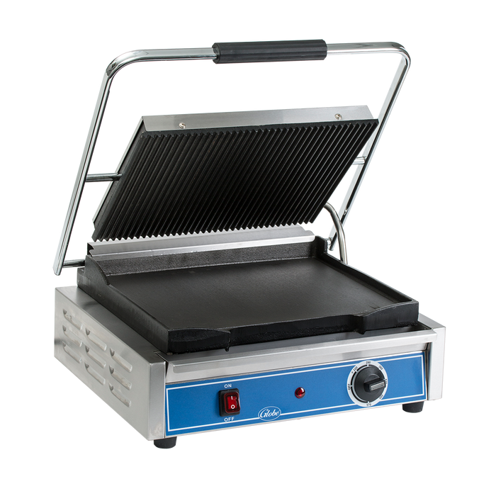 Globe GPGS1410 Combo Plate Mid-Size Electric Sandwich Grill