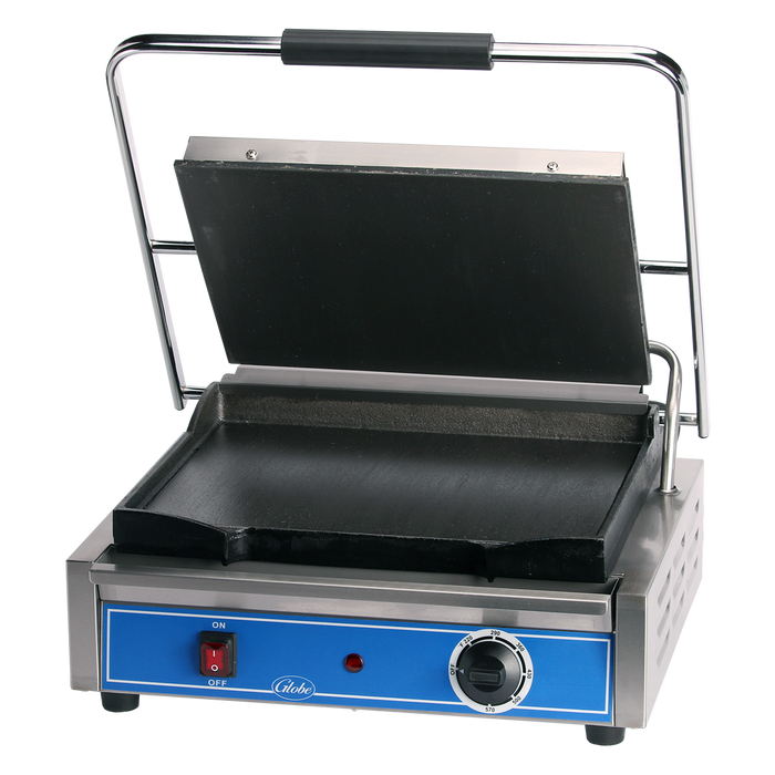 Globe GSG1410 Smooth Plate Mid-Size Electric Sandwich Grill