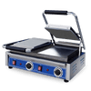 Globe GSGDUE10 Double Smooth Plate Electric Sandwich Grill