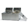 Global Solutions 32lb Dual-Well Deep Fryer – GS1612