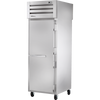 True STG1RPT-1S-1G-HC Pass-Thru Solid Front/Glass Rear Swing Doors Refrigerator