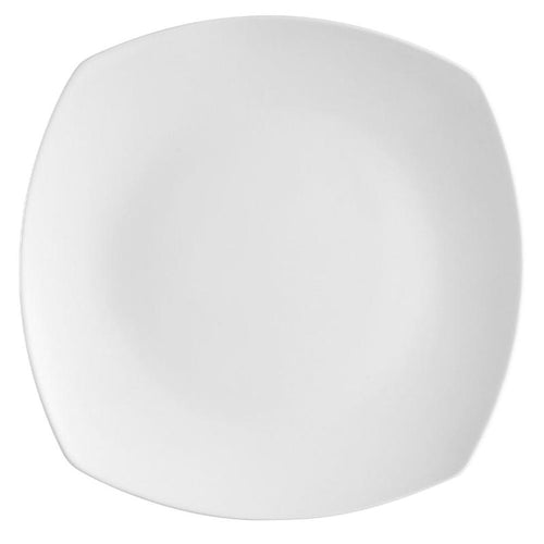 CAC Chinaware Hampton Round In Square Plate 10"