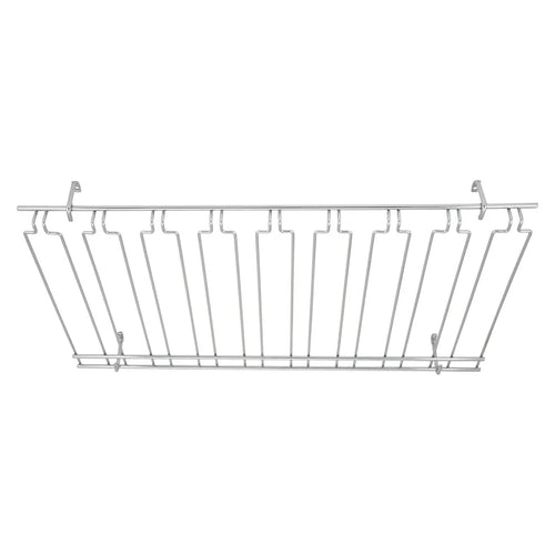Winco GHC Overhead Glass Rack Chrome-Plated Multi-Channel