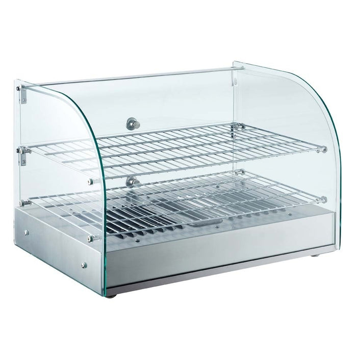 Marchia HCA45 curved glass heated display case