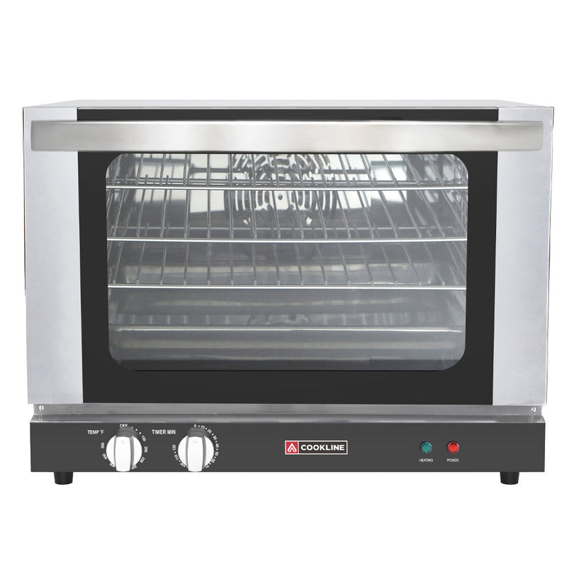 Cookline HCVE-16-120 23-Inch Half-Size Countertop Convection Oven - 120V, 1600W