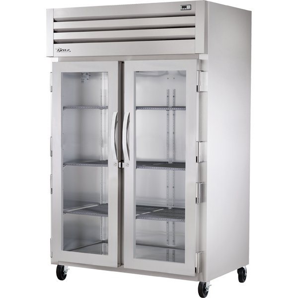 True STA2H-2G Reach-In Glass Swing Door Heated Cabinet