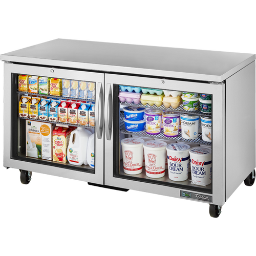 True TUC-60G-HC~FGD01 Glass Door Refrigerator with Hydrocarbon Refrigerant~Framed Glass Door Version 01