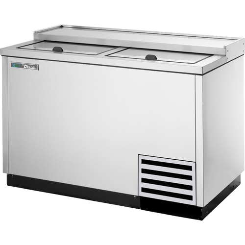 True T-50-GC-S-HC Solid Slide Lid Stainless Steel Glass and Plate Chiller/Froster with Hydrocarbon Refrigerant