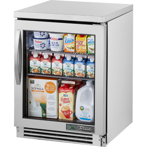 True TUC-24G-HC~FGD01 Glass Door Refrigerator with Hydrocarbon Refrigerant~Framed Glass Door Version 01
