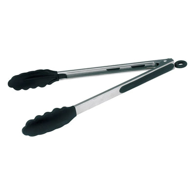 Winco Silicone Grip Utility Tongs with Locking Clip & Non-Slip Tips