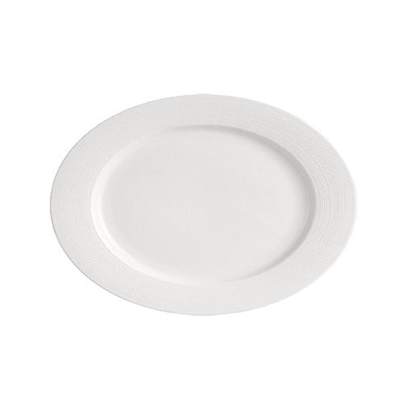 CAC Chinaware Harmony Oval Platter 9 3/4"